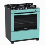 Fogão 5 Bocas Venax Delplus Vitreo Bl Verde Mesa em Vidro – Bivolt
