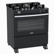 Fogão 5 Bocas Venax Gaudi Vetro Vitreo Preto Mesa em Vidro – 110v – 22201