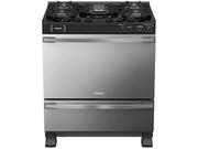 Fogão 5 Bocas Venax Palladio Vitreo Preto Mesa em Vidro - 220v - 21828