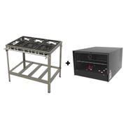 Fogão 6 Bocas Progas Com Forno Preto - Pmsd603f