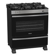Fogão 6 Bocas Venax Maxi Vitreo Inox Mesa em Vidro - Bivolt - 23649