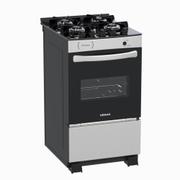 Fogão 4 Bocas Venax Picasso Vitreo Inox Mesa em Vidro - Bivolt - 21962