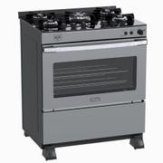 Fogão 5 Bocas Venax Gaudi Vetro Vitreo Inox Mesa em Vidro - 110v - 22199