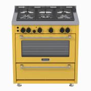 Fogão 5 Bocas Venax Temis Amarelo - 110v - 9240