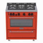 Fogão 5 Bocas Venax Temis Vermelho - 110v - 9249