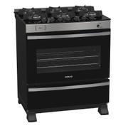 Fogão 6 Bocas Venax Maxi Vitreo Inox Mesa em Vidro - Bivolt - 23649