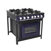 Fogão 4 Bocas Venâncio Bravo Com Forno Azul - Br4bfaz