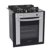 Fogão 4 Bocas de Embutir Venax Gaudi Prisma Vitreo Bl Inox Mesa em Vidro – Bivolt