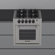 Fogão 4 Bocas de Embutir Venax Gaudi Line Inox Mesa em Vidro - Bivolt