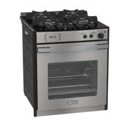 Fogão 4 Bocas de Embutir Venax Gaudi Platinum Vitreo Inox Mesa em Vidro - 110v - 22103