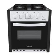 Fogão 4 Bocas de Embutir Venax Picasso Line Branco Mesa em Vidro – Bivolt