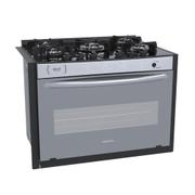 Fogão 5 Bocas de Embutir Venax Gaudi Prisma Vitreo El Inox Mesa em Vidro - Bivolt Fogão 5 Bocas de Embutir Venax Gaudi Prisma Vitreo El Inox Mesa em Vidro - Bivolt