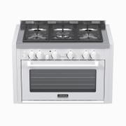 Fogão 5 Bocas de Embutir Venax Temis Branco - 110v - 25991