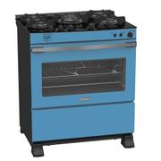 Fogão 5 Bocas Venax Gaudi Vetro Vitreo Azul Mesa em Vidro - 220v - 22213 Fogão 5 Bocas Venax Gaudi Vetro Vitreo Azul Mesa em Vidro - 220v - 22213