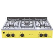 Fogão 5 Bocas Venax Grand Petit Vetro Amarelo - Bivolt - Grpv550 Fogão 5 Bocas Venax Grand Petit Vetro Amarelo - Bivolt - Grpv550