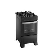 Fogão 4 Bocas Atlas Atenas Glass Preto Mesa em Vidro – Bivolt – 300001171