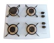 Cooktop 4 Bocas Safanelli Branco - Lines - Gás Bivolt Cooktop 4 Bocas Safanelli Branco - Lines - Gás Bivolt
