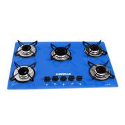 Cooktop 5 Bocas Chamalux Azul - Ultra Chama - Gás Bivolt - 0082 Cooktop 5 Bocas Chamalux Azul - Ultra Chama - Gás Bivolt - 0082