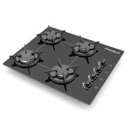 Cooktop 4 Bocas Chamalux Preto - Chef - Gás Bivolt Cooktop 4 Bocas Chamalux Preto - Chef - Gás Bivolt