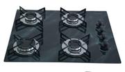 Cooktop 4 Bocas Chamalar Preto - Premium Ultra Chama Marmorizado - Gás Bivolt Cooktop 4 Bocas Chamalar Preto - Premium Ultra Chama Marmorizado - Gás Bivolt