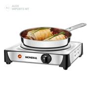 Cooktop 1 Bocas Mondial Inox - Fast Cook - Elétrico 220v - Fe04 Cooktop 1 Bocas Mondial Inox - Fast Cook - Elétrico 220v - Fe04