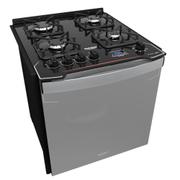 Fogão 4 Bocas de Embutir Dako Diplomata Grill Style Inox Mesa em Vidro - Bivolt - 300001563