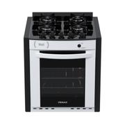 Fogão 4 Bocas de Embutir Venax Gaudi Prisma Vitreo Bl Branco Mesa em Vidro - Bivolt