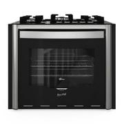 Fogão 5 Bocas de Embutir Fischer Gran Cheff Tripla Chama Preto Mesa em Vidro - 110v - 28550-65542