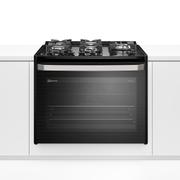 Fogão 5 Bocas de Embutir Electrolux Experience Perfectcook360 Preto Mesa em Vidro - 110v - Fe5eb