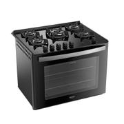 Fogão 5 Bocas de Embutir Dako Supreme Glass Preto Mesa em Vidro - Bivolt - 300001681