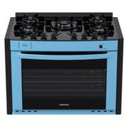 Fogão 5 Bocas de Embutir Venax Gaudi Prisma Vitreo Bl Azul Mesa em Vidro - Bivolt Fogão 5 Bocas de Embutir Venax Gaudi Prisma Vitreo Bl Azul Mesa em Vidro - Bivolt