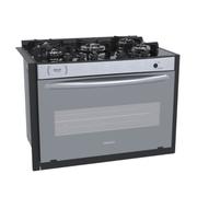 Fogão 5 Bocas de Embutir Venax Gaudi Prisma Vitreo Inox Mesa em Vidro - Bivolt - 22141 Fogão 5 Bocas de Embutir Venax Gaudi Prisma Vitreo Inox Mesa em Vidro - Bivolt - 22141