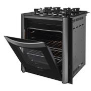 Fogão 4 Bocas de Embutir Fischer Gran Cheff Preto Mesa em Vidro – 110v – 32750-92664