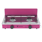 Fogão 2 Bocas Venax Flamalar Vetrô Rosa - Fmv200