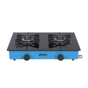 Fogão 2 Bocas Venax Flamalar Vitreo Azul Mesa em Vidro - 23108