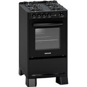 Fogão 4 Bocas Suggar Neo Cook Preto Mesa em Vidro – Bivolt – Fgv410pt