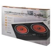 Cooktop 2 Bocas Quanta Preto - Elétrico 220v - Qtcei220