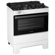 Fogão 5 Bocas Esmaltec Ideal Top Glass Branco Mesa em Vidro - Bivolt - 5126