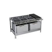 Fogão 6 Bocas Metalmaq Luxo Com Chapa Cinza - M30