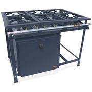 Fogão 6 Bocas Metalfour Industrial Lux P5 Alta Pressão C/ Forno Preto