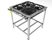 Fogão 4 Bocas Gastromaq Classic Inox - Fgi34em