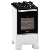 Fogão 4 Bocas Suggar Best Grill Branco Mesa em Vidro - 110v - Fgv407br1