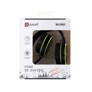 Fone de Ouvido Headset Dobrável Preto e Verde Dotcell Dc-f265