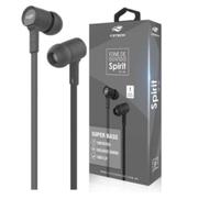 Fone de Ouvido Intra-auricular Spirit Preto C3tech Ep-05bk
