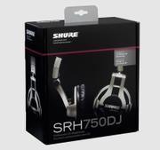 Fone de Ouvido Headphone Profissional Dj Preto Shure Srh750