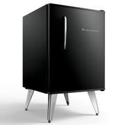 Geladeira/refrigerador 76 Litros 1 Portas Classic Black Retrô - Brastemp - 110v - Bra08he