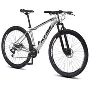 Bicicleta Krw K11 Aro 29 Susp. Dianteira 24 Marchas - Prata/preto