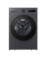Lavadora de Roupa Lava e Seca 18 Kg Frontal Preto/inox Smart LG - 110v - Wd18gnts6b
