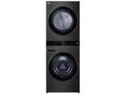 Lavadora de Roupa Lava e Seca 17 Kg Frontal Preto/aço Escovado Washtower Aidd LG - 220v - Wk17bs6a