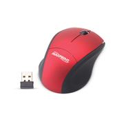 Mouse Usb Óptico Led 1000 Dpis Mini Retrátil Preto e Vermelho 607593 Maxprint